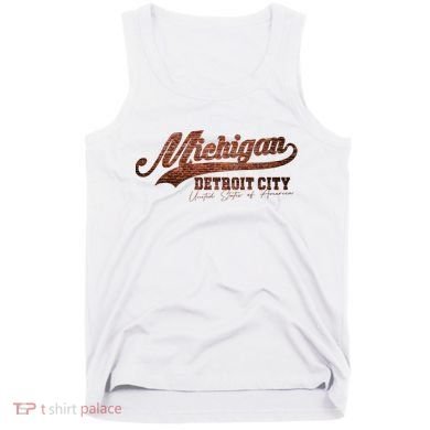Michigan Detroit City Bricks Tank Top