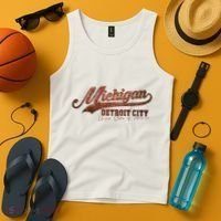 Michigan Detroit City Bricks Tank Top thumb 4