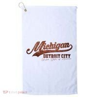 Michigan Detroit City Bricks Golf Towel thumb 0
