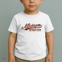 Michigan Detroit City Bricks Toddler T-Shirt thumb 2