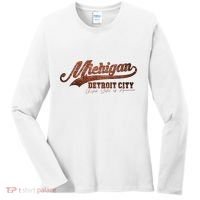 Michigan Detroit City Bricks Women's Long Sleeve Shirt thumb 0