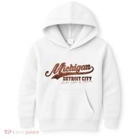 Michigan Detroit City Bricks Kids Hoodie thumb 0