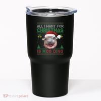 Moo Deng Christmas All I Want For Christmas Is Moo Deng Tumbler thumb 0