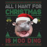 Moo Deng Christmas All I Want For Christmas Is Moo Deng Tumbler thumb 3