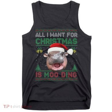 Moo Deng Christmas All I Want For Christmas Is Moo Deng Tank Top