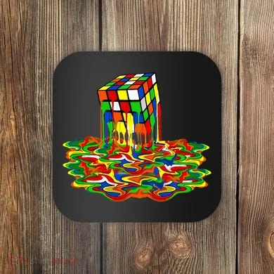 Melting Down Cube Coaster