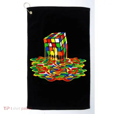 Melting Down Cube Golf Towel
