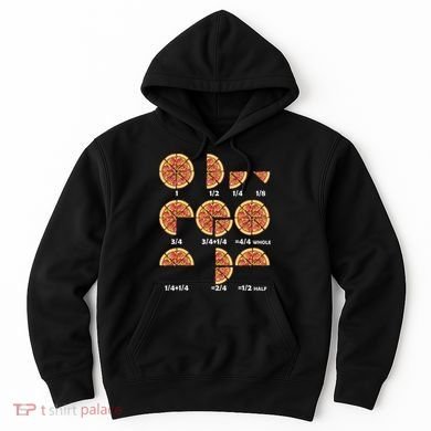 Maths Day Costume Idea Teachers Pizza Slice Fraction Hoodie