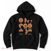 Maths Day Costume Idea Teachers Pizza Slice Fraction Hoodie thumb 0