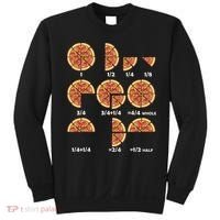 Maths Day Costume Idea Teachers Pizza Slice Fraction Sweatshirt thumb 0