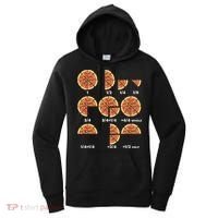 Maths Day Costume Idea Teachers Pizza Slice Fraction Women's Hoodie thumb 0