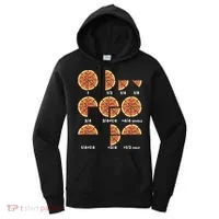 Maths Day Costume Idea Teachers Pizza Slice Fraction Women's Hoodie thumb 0
