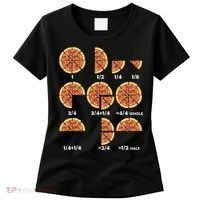 Maths Day Costume Idea Teachers Pizza Slice Fraction Women's T-Shirt thumb 0