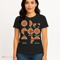 Maths Day Costume Idea Teachers Pizza Slice Fraction Women's T-Shirt thumb 4