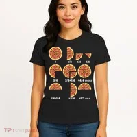 Maths Day Costume Idea Teachers Pizza Slice Fraction Women's T-Shirt thumb 4