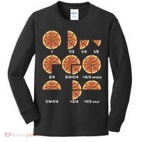 Maths Day Costume Idea Teachers Pizza Slice Fraction Kids Long Sleeve Shirt thumb 0