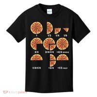 Maths Day Costume Idea Teachers Pizza Slice Fraction Kids T-Shirt thumb 0