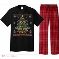Mule Donkey Christmas Ornat Tree Funny Gift Ugly Sweater Gift Pajama Set thumb 0