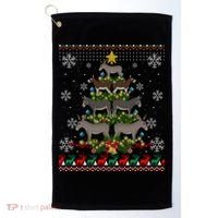 Mule Donkey Christmas Ornat Tree Funny Gift Ugly Sweater Gift Golf Towel thumb 0