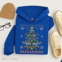 Mule Donkey Christmas Ornat Tree Funny Gift Ugly Sweater Gift Hoodie thumb 4