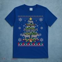 Mule Donkey Christmas Ornat Tree Funny Gift Ugly Sweater Gift T-Shirt thumb 5