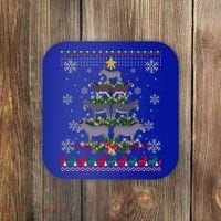 Mule Donkey Christmas Ornat Tree Funny Gift Ugly Sweater Gift Coaster thumb 0