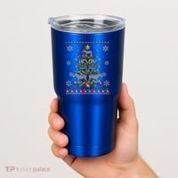 Mule Donkey Christmas Ornat Tree Funny Gift Ugly Sweater Gift Tumbler thumb 2