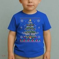 Mule Donkey Christmas Ornat Tree Funny Gift Ugly Sweater Gift Toddler T-Shirt thumb 2