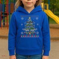Mule Donkey Christmas Ornat Tree Funny Gift Ugly Sweater Gift Kids Hoodie thumb 3