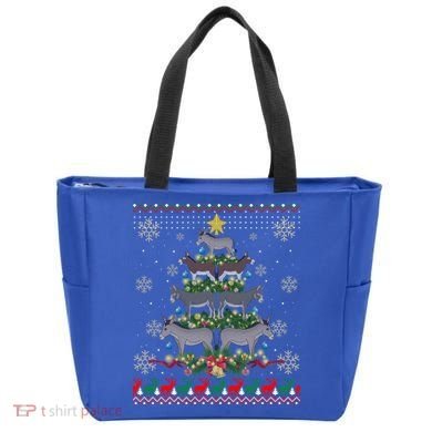 Mule Donkey Christmas Ornat Tree Funny Gift Ugly Sweater Gift Tote Bag