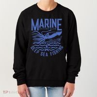 Marine Diving Club Deep Sea Fishing 1986 Women's Sweatshirt thumb 0