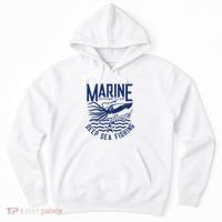 Marine Diving Club Deep Sea Fishing 1986 Hoodie thumb 0