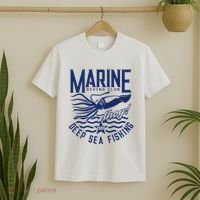Marine Diving Club Deep Sea Fishing 1986 T-Shirt thumb 2