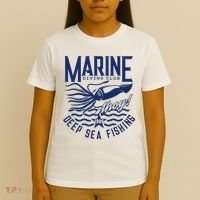 Marine Diving Club Deep Sea Fishing 1986 T-Shirt thumb 4