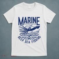 Marine Diving Club Deep Sea Fishing 1986 T-Shirt thumb 5
