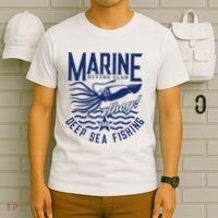 Marine Diving Club Deep Sea Fishing 1986 T-Shirt thumb 6
