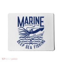 Marine Diving Club Deep Sea Fishing 1986 Mousepad thumb 0