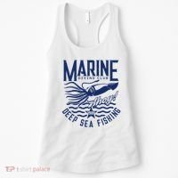 Marine Diving Club Deep Sea Fishing 1986 Women's Tank Top thumb 0