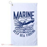 Marine Diving Club Deep Sea Fishing 1986 Golf Towel thumb 0