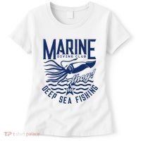 Marine Diving Club Deep Sea Fishing 1986 Women's T-Shirt thumb 0