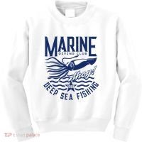 Marine Diving Club Deep Sea Fishing 1986 Kids Sweatshirt thumb 0