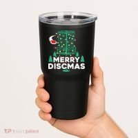 Merry Discmas Disc Golf Frisbee Christmas Xmas Funny Tumbler thumb 2