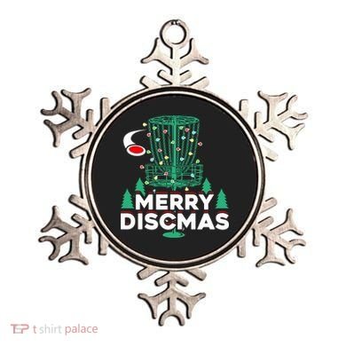 Merry Discmas Disc Golf Frisbee Christmas Xmas Funny Ornament