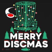 Merry Discmas Disc Golf Frisbee Christmas Xmas Funny Ornament thumb 1