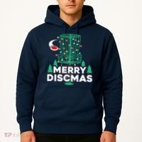 Merry Discmas Disc Golf Frisbee Christmas Xmas Funny Hoodie thumb 2
