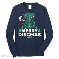 Merry Discmas Disc Golf Frisbee Christmas Xmas Funny Long Sleeve Shirt thumb 0