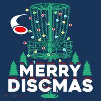 Merry Discmas Disc Golf Frisbee Christmas Xmas Funny T-Shirt thumb 7