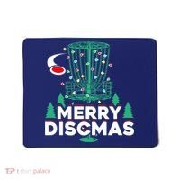 Merry Discmas Disc Golf Frisbee Christmas Xmas Funny Mousepad thumb 0