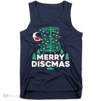 Merry Discmas Disc Golf Frisbee Christmas Xmas Funny Tank Top thumb 0