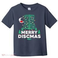 Merry Discmas Disc Golf Frisbee Christmas Xmas Funny Toddler T-Shirt thumb 0